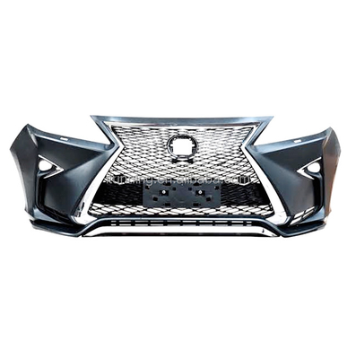 Lexus RX 2009 থেকে 2015 এর জন্য প্লাস্টিকের গাড়ির খুচরা যন্ত্রাংশের সামনের বাম্পার 2016 গ্রিল ফগ লাইট ফ্রেমে আপগ্রেড করুন